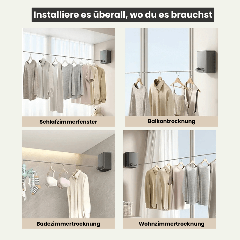 SmartDry - Die ausziehbare Wäscheleine